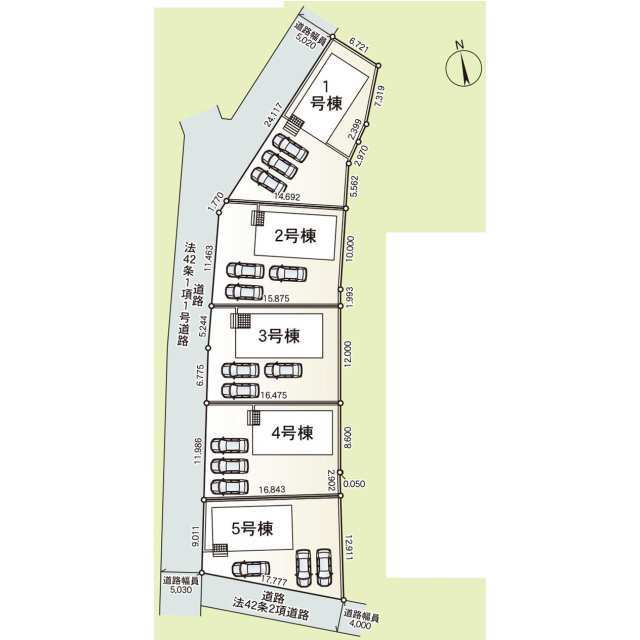 クレイドルガーデン大泉町寄木戸 第17の見取り図
