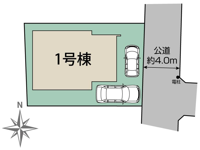 ブルーミングガーデン練馬区谷原６丁目１棟の見取り図