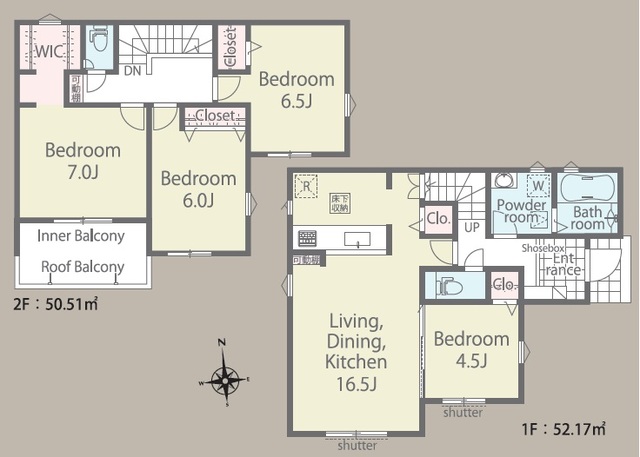 リナージュ茅ヶ崎赤羽根　第１期の見取り図