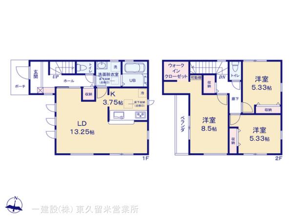 リーブルガーデン中央町３丁目第９の見取り図