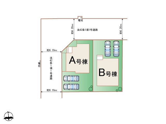 ハートフルタウン松陵五丁目5番の見取り図