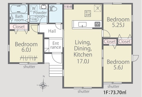 リナージュ宇都宮松風台　第２期の見取り図