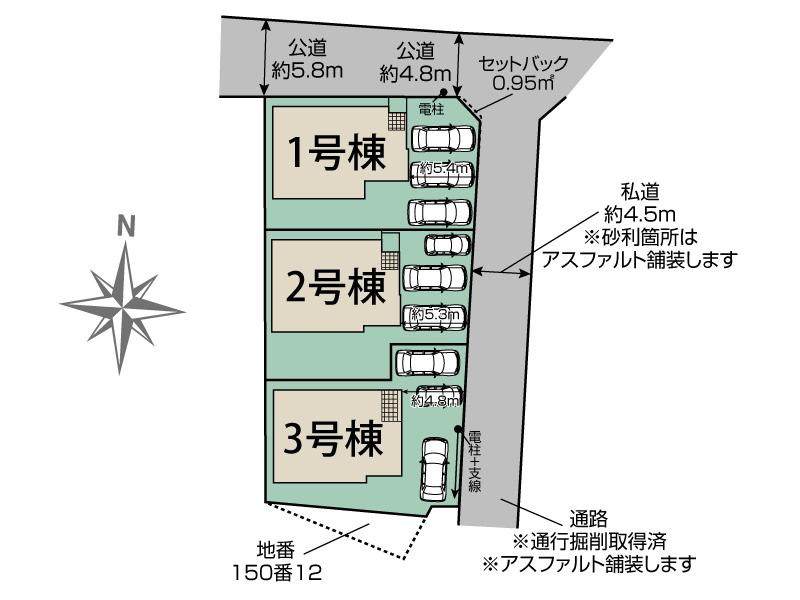 ブルーミングガーデン千葉市中央区星久喜町３棟の見取り図