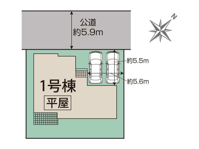 ブルーミングガーデン鎌ケ谷市東初富３丁目１棟の見取り図