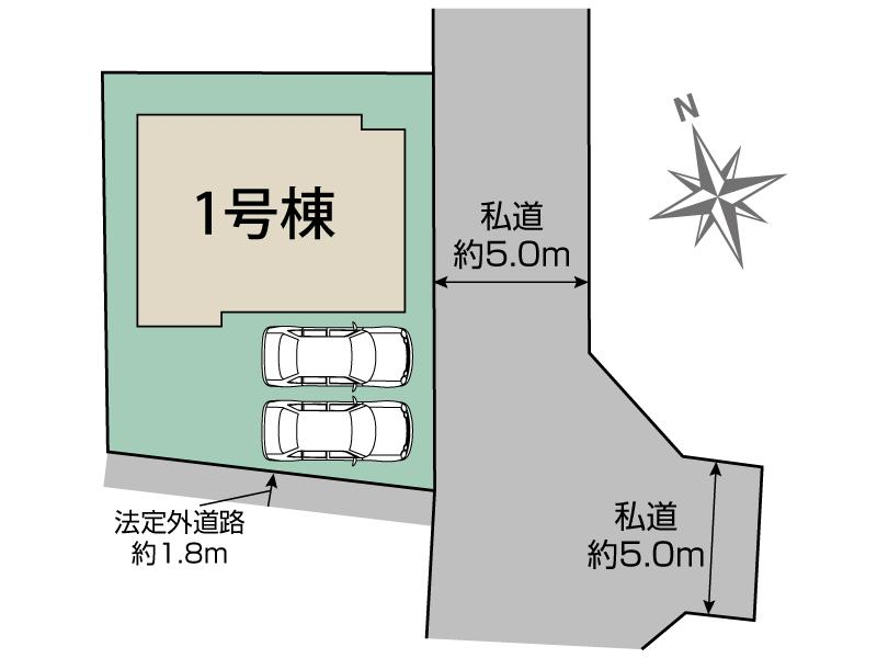 ブルーミングガーデン八王子市川口町１棟の見取り図