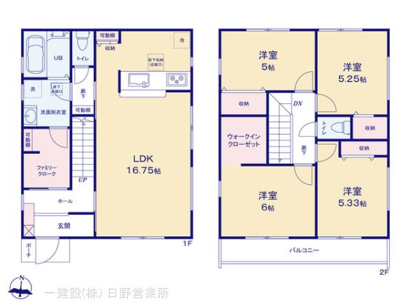 リーブルガーデンあきる野草花第5の見取り図