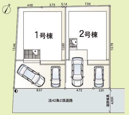 クレイドルガーデン平塚市達上ケ丘 第4の見取り図
