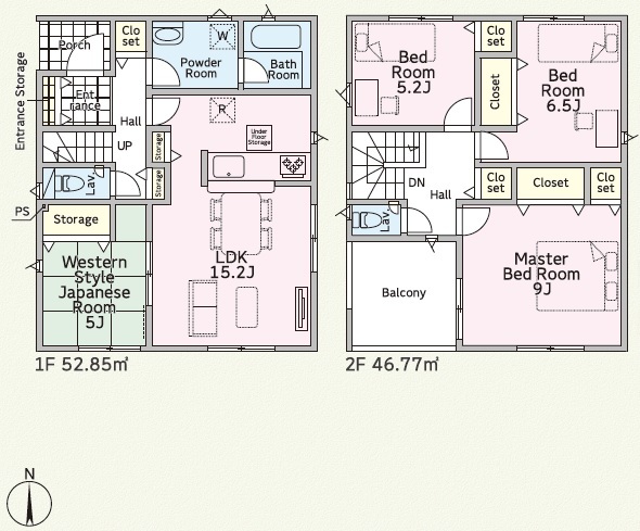 クレイドルガーデン平塚市御殿 第18の見取り図