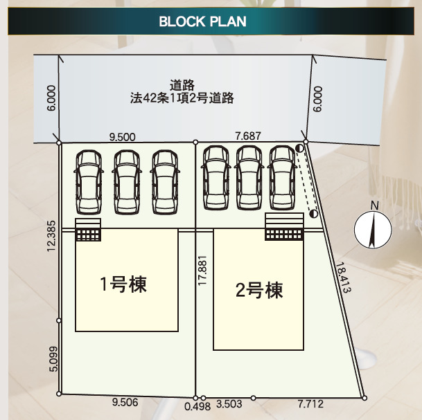 クレイドルガーデン山形市印役町 第7の見取り図