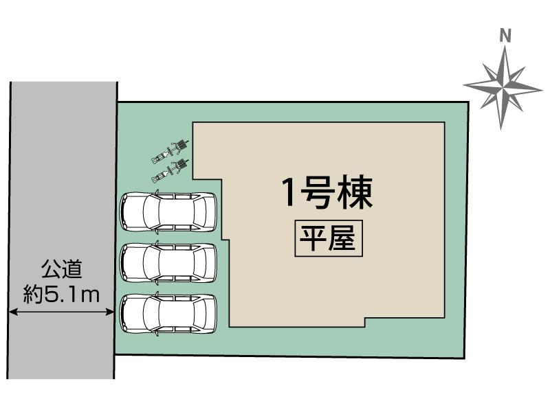 羽曳野市羽曳が丘西3丁目1棟 区画図