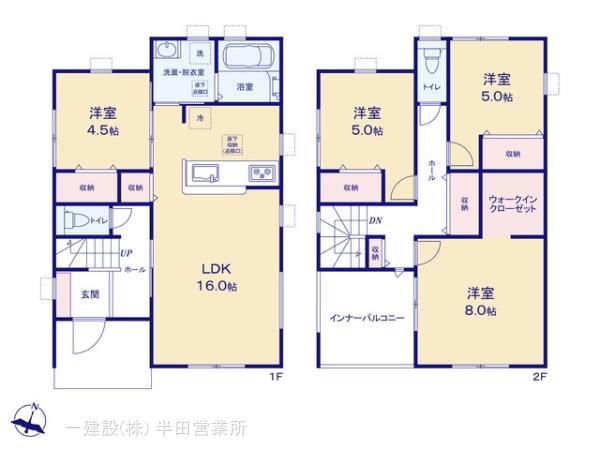 リーブルガーデン半田市新居町第１０の見取り図