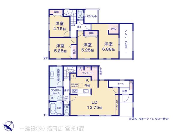 リーブルガーデン南区弥永５丁目第二の見取り図