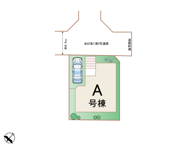 ハートフルタウン横浜市泉区中田北3丁目3174番の見取り図
