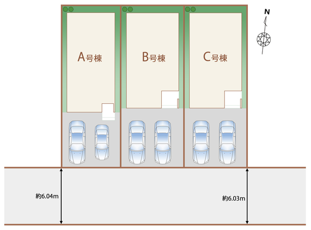 ハートフルタウン東中田1丁目102番の見取り図