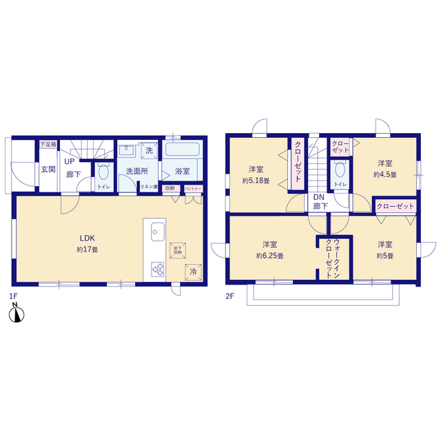 グラファーレ4201練馬区田柄９期１棟の見取り図