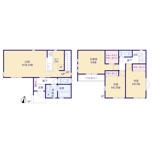 ティアラ4330さいたま市木崎１棟の見取り図