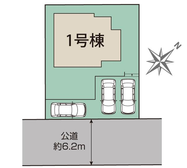 ブルーミングガーデン仙台市泉区鶴が丘４丁目１棟の見取り図