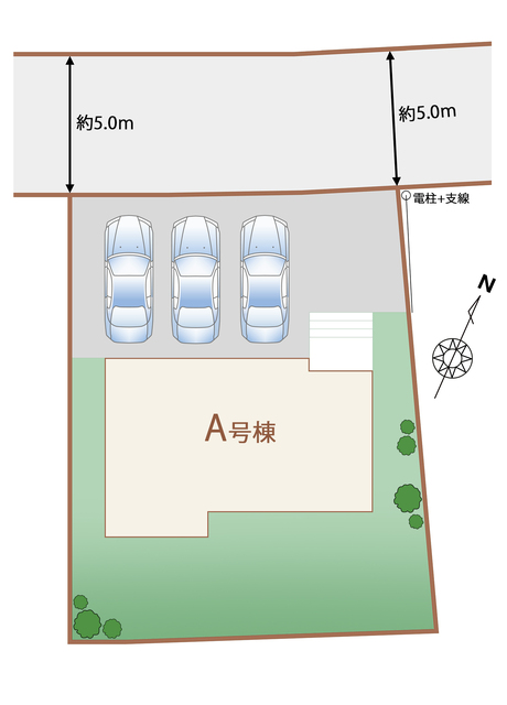 ハートフルタウン蓮田椿山1丁目2523番の見取り図