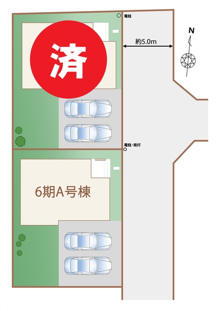 ハートフルタウン(立)東大和高木6期の見取り図