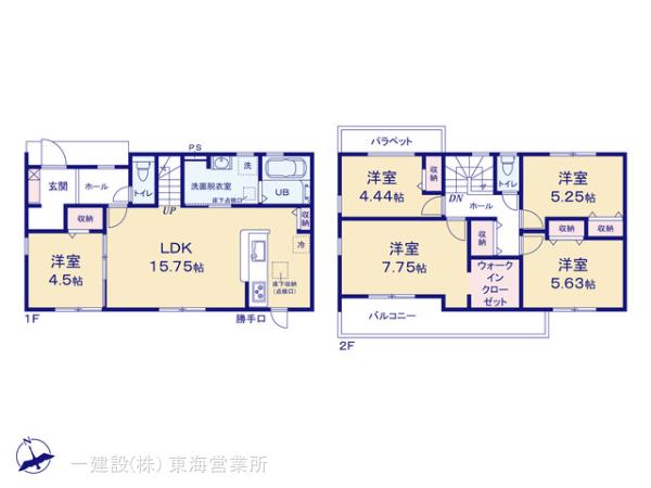 リーブルガーデン豊明市栄町大根の見取り図