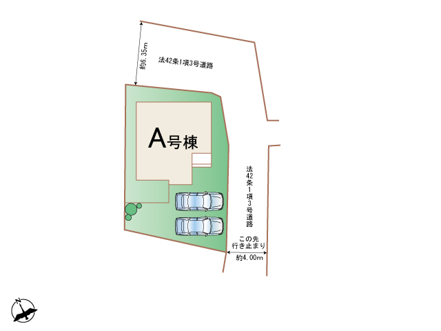 ハートフルタウン今宮町38番の見取り図