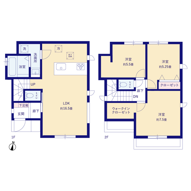 グラファーレ4201西東京市泉町１４期２棟の見取り図