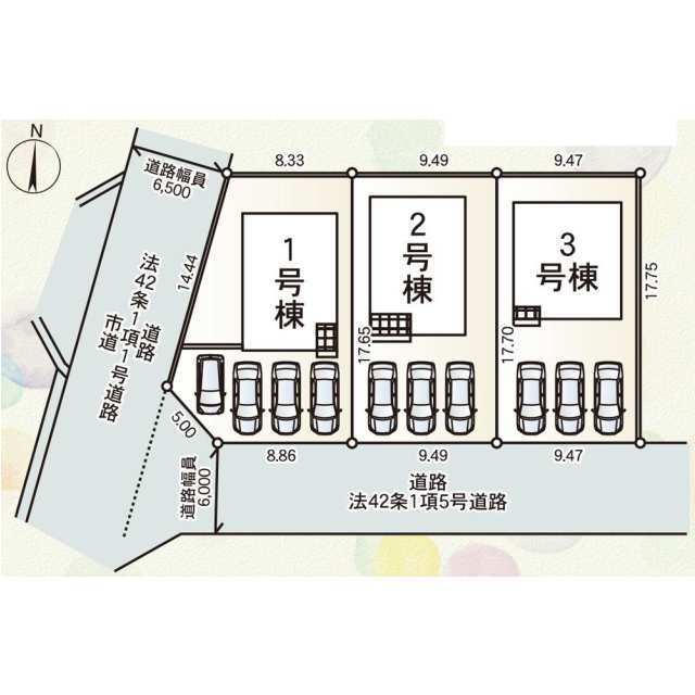 クレイドルガーデン越前市矢放町 第8の見取り図