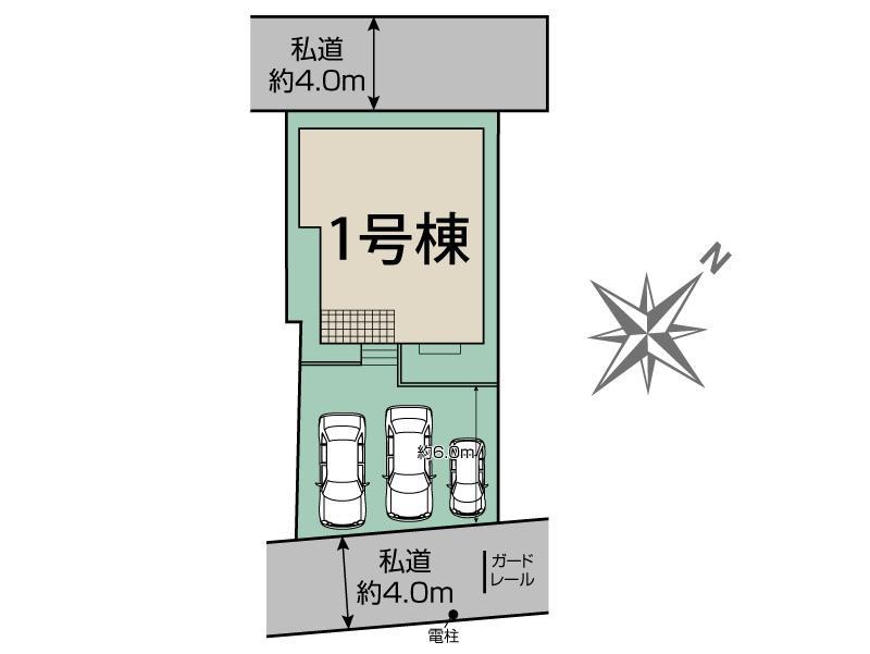 ブルーミングガーデン鎌ケ谷市南初富４丁目１棟の見取り図