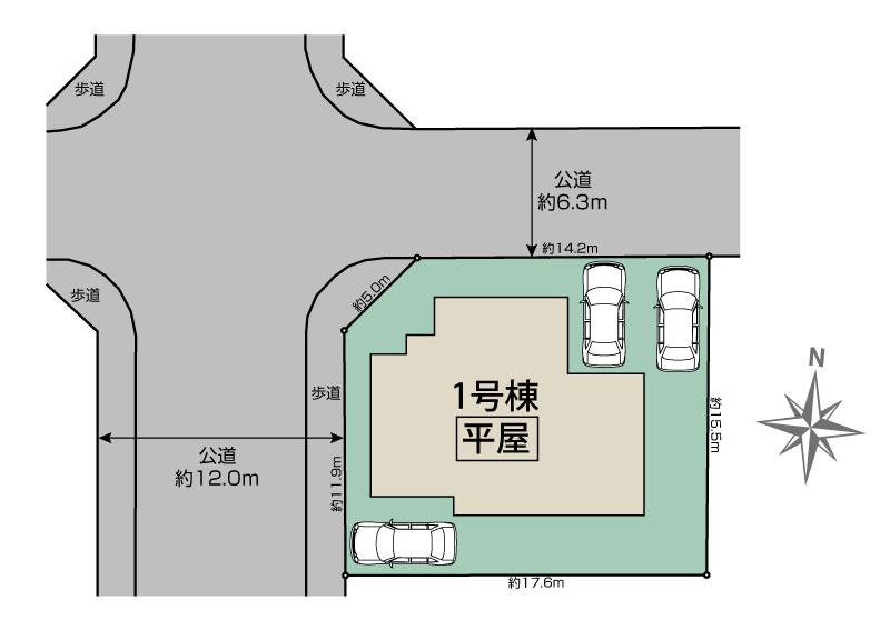 ブルーミングガーデン奈良市帝塚山南２丁目１棟の見取り図