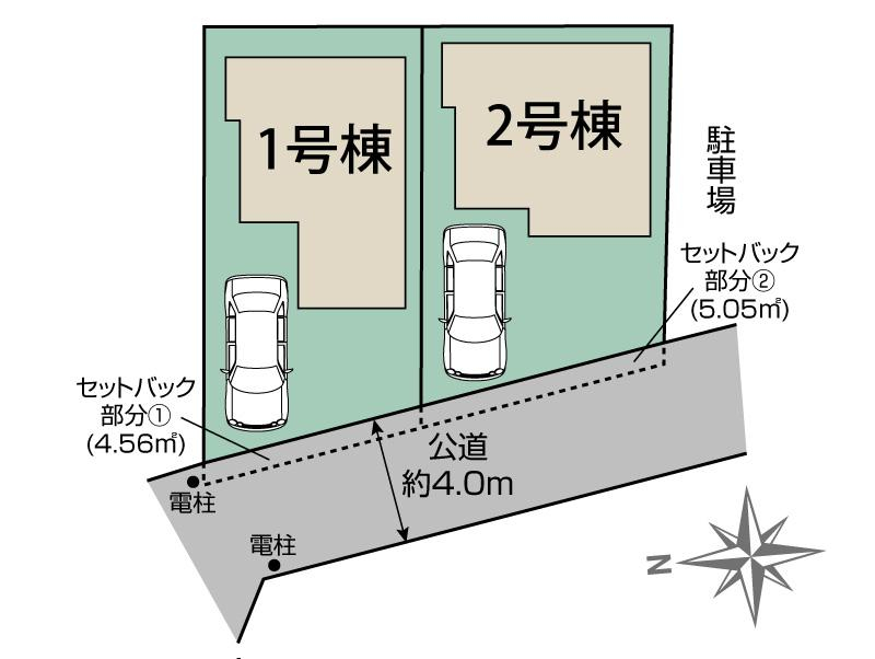 ブルーミングガーデン西東京市保谷町５丁目２棟の見取り図