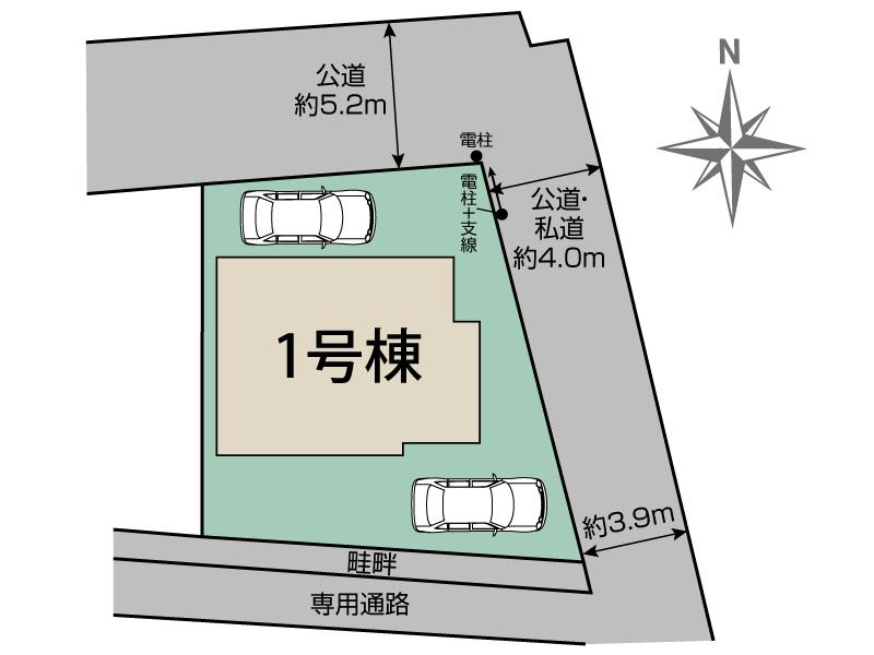 小田原市扇町1丁目1棟 区画図