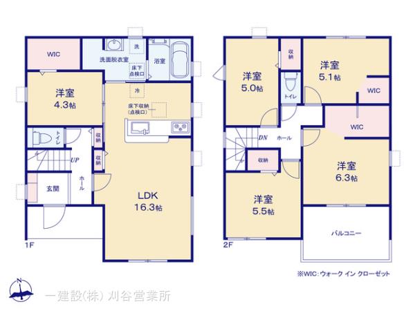 リーブルガーデン西尾市一色町赤羽の見取り図