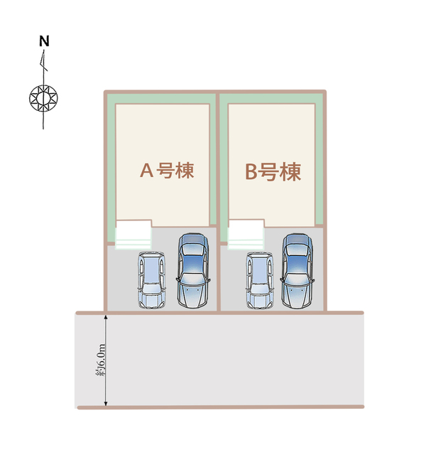 ハートフルタウン(春)小牧市岩崎4期の外観②