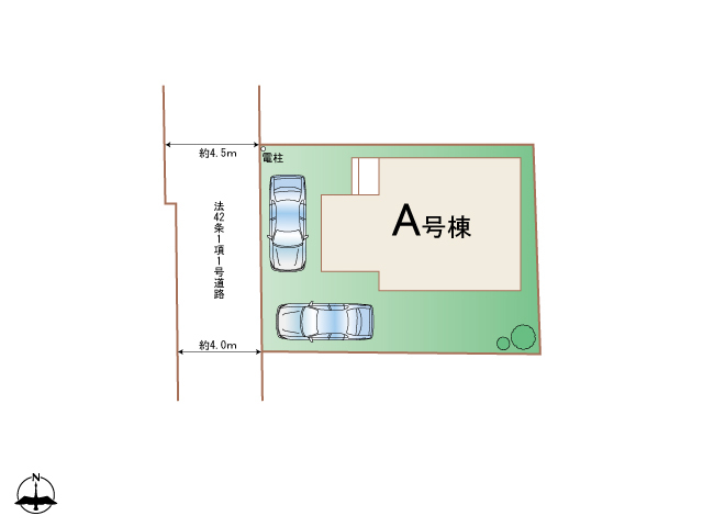 ハートフルタウン藤沢市大鋸942番の見取り図
