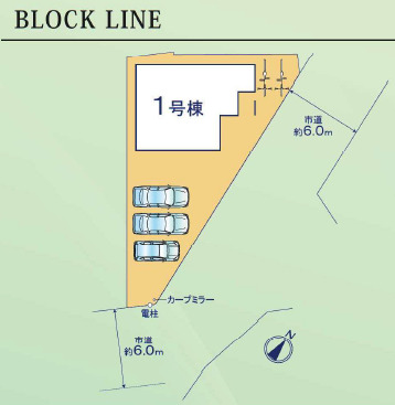 リナージュ豊川伊奈町南山新田　第１期の見取り図