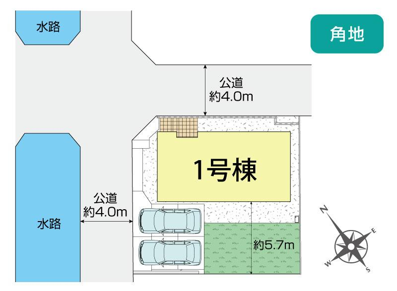 ブルーミングガーデン岡山市南区藤田４期１棟の見取り図