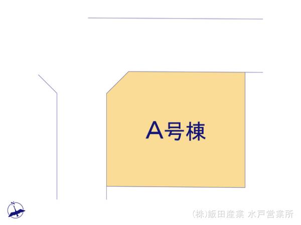 ハートフルタウンひたちなか市相金町13番の見取り図