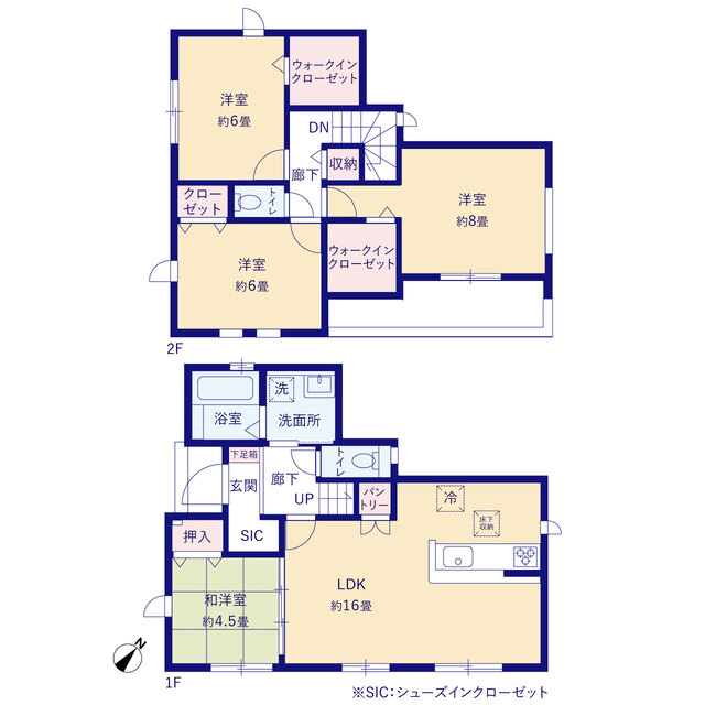 グラファーレ4318相模原市磯部１５期２棟の見取り図