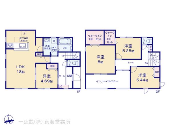 リーブルガーデン刈谷第１５小垣江町の見取り図