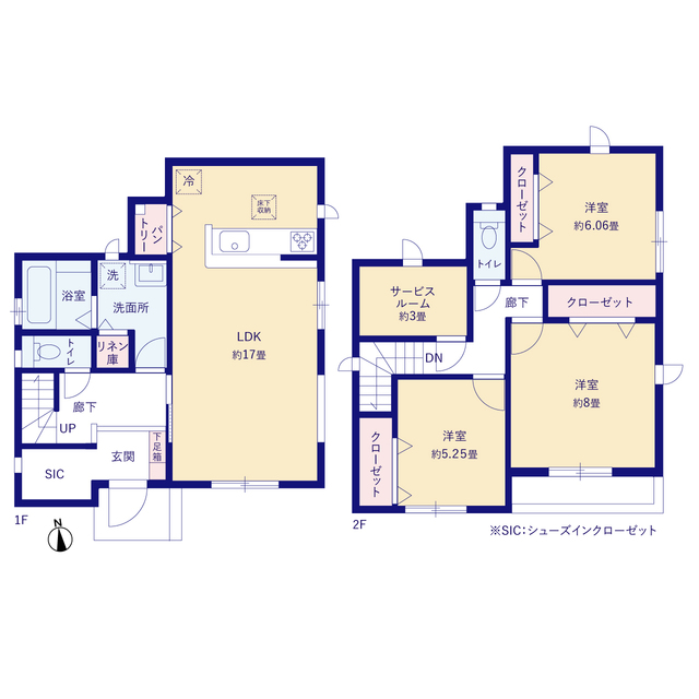 グラファーレ4097平塚市岡崎１０期３０棟の見取り図
