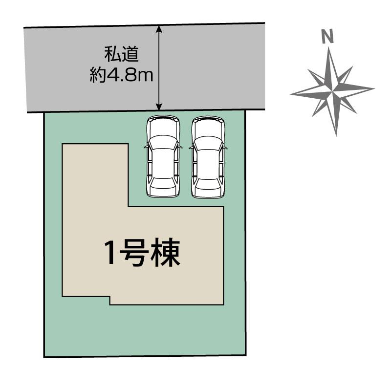 ブルーミングガーデン千葉市花見川区検見川町５丁目１棟の見取り図