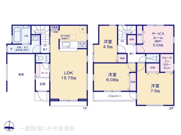 リーブルガーデン練馬区石神井台第２の見取り図