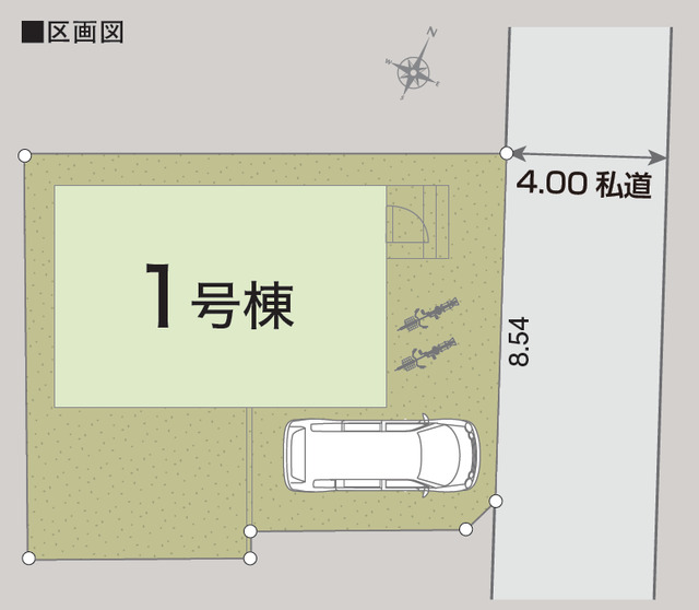 リナージュ東久留米氷川台２丁目　第１期の見取り図