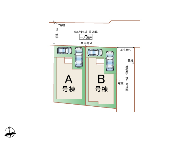 ハートフルタウン郡山五丁目65番の見取り図