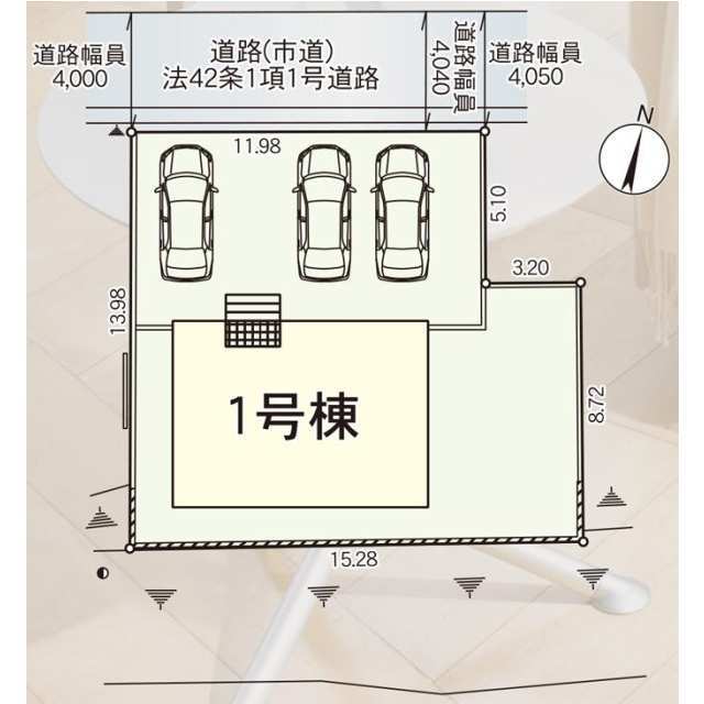 クレイドルガーデン八女市蒲原 第2の見取り図