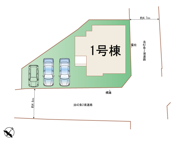 ハートフルタウン豊見城市上田173番の見取り図
