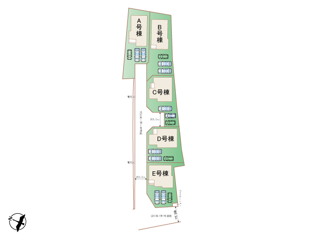 ハートフルタウン(神戸東)神戸北区道場町道場の見取り図