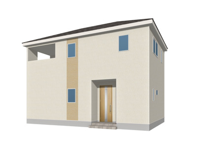 1号棟　外観（完成予想図）