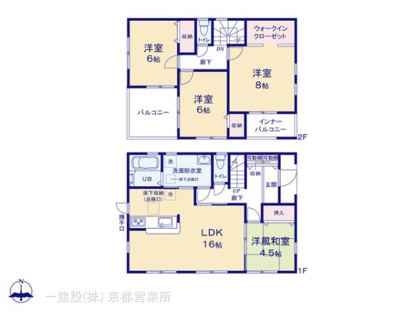 リーブルガーデン大和郡山市下三橋町第４の見取り図
