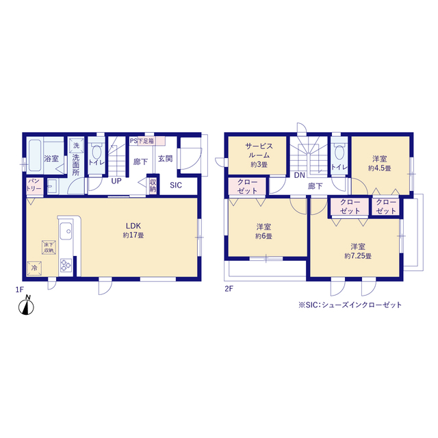 グラファーレ4229相模原市磯部１４期３棟の見取り図
